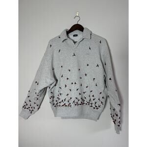 Kith floral ombre ombre nelson collared pullover